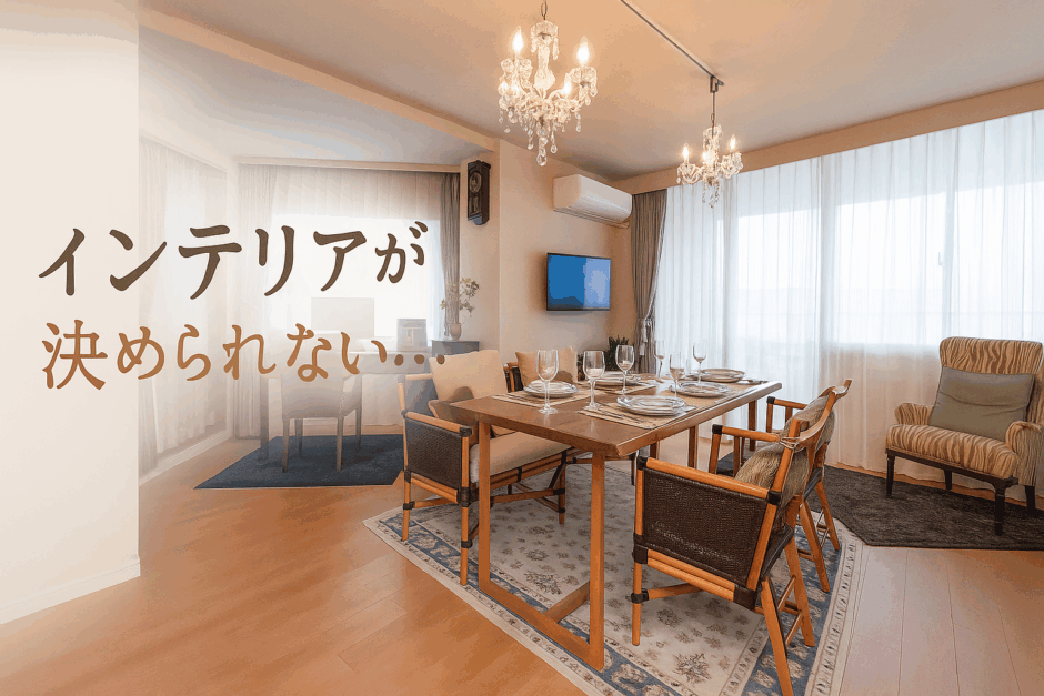 インテリアが決められない